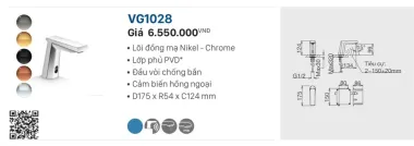 VÒI LABO CẢM ỨNG VIGLACERA VG1028