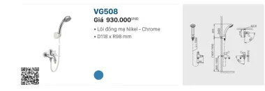 SEN TAY LẠNH VIGLACERA VG508 