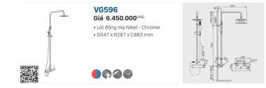SEN CÂY NÓNG LẠNH VIGLACERA VG596