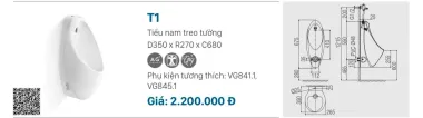 TIỂU NAM VIGLACERA T1
