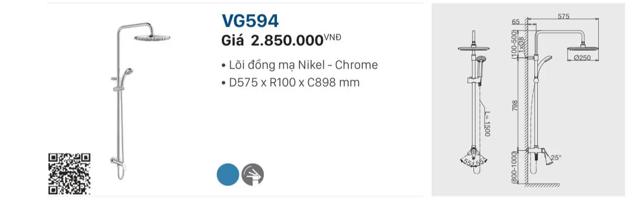 SEN CÂY LẠNH VIGLACERA VG594