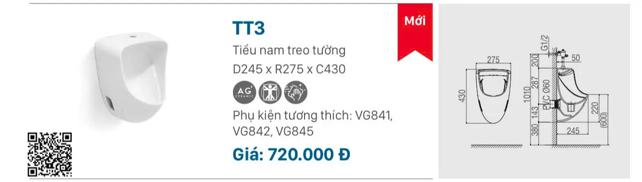 TIỂU NAM VIGLACERA TT3
